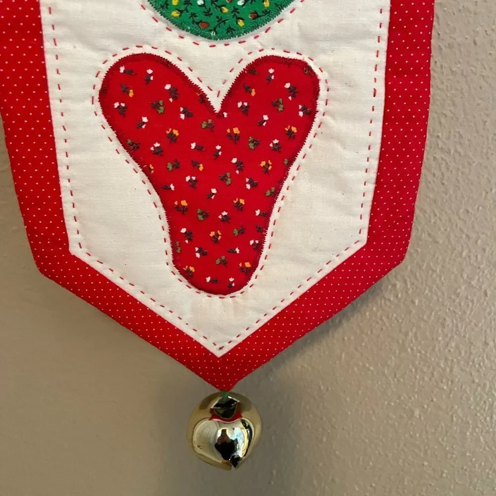 1980’s JOY Christmas Wall Hanging with Bell
